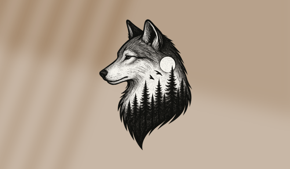 Read more about the article Double Exposure Tattoo Stil – Zwei Welten, ein Bild