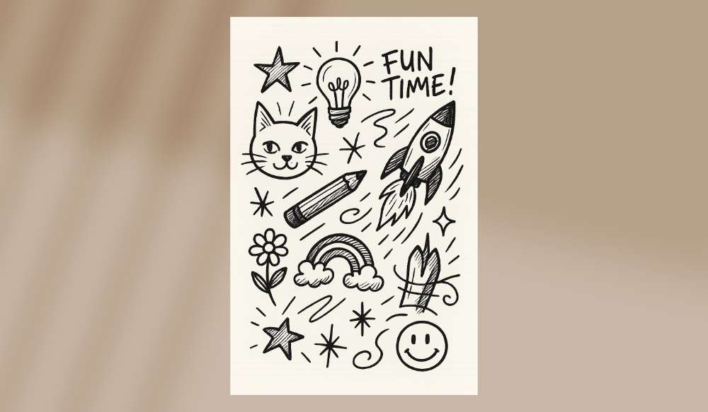 Read more about the article Doodle & Sketchbook Tattoo Stil – Spontane Kreativität für immer